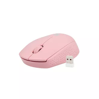 Miš Natec STORK/Uredski/Optički/1600 DPI/Bežični USB/Pink