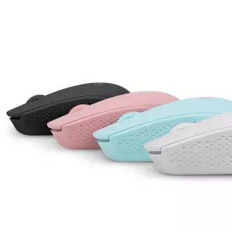 Miš Natec STORK/Uredski/Optički/1600 DPI/Bežični USB/Pink