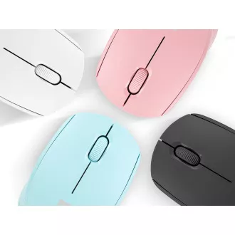 Miš Natec STORK/Uredski/Optički/1600 DPI/Bežični USB/Pink