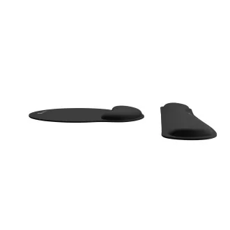 Ergonomski Natec CHIPMUNK 2u1 set jastučića za zapešća, crni