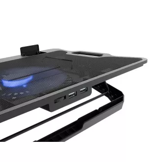 Hladna podloga za nb Natec DIPPER 2, 12.1-17.3", LED, 1x ventilator, 2x USB