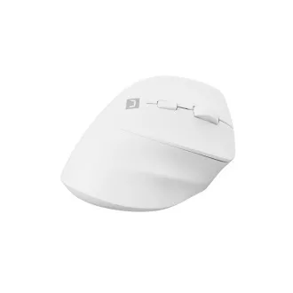 Bežični miš Natec CRAKE 2/Uredski/Optički/2400 DPI/USB+BT/Bijeli/Vertikalni/Optički/Za dešnjake