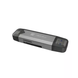 Čitač kartica Natec SCARAB 3 USB-A + USB-C 3.1 GEN 1/microSD/microSDHC/microSDXC/SD/SDHC/SDXC/T-Flash