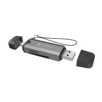 Čitač kartica Natec SCARAB 3 USB-A + USB-C 3.1 GEN 1/microSD/microSDHC/microSDXC/SD/SDHC/SDXC/T-Flash