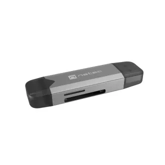 Čitač kartica Natec SCARAB 3 USB-A + USB-C 3.1 GEN 1/microSD/microSDHC/microSDXC/SD/SDHC/SDXC/T-Flash