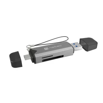 Čitač kartica Natec SCARAB 3 USB-A + USB-C 3.1 GEN 1/microSD/microSDHC/microSDXC/SD/SDHC/SDXC/T-Flash