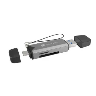Čitač kartica Natec SCARAB 3 USB-A + USB-C 3.1 GEN 1/microSD/microSDHC/microSDXC/SD/SDHC/SDXC/T-Flash Čitač kartica Natec SCARAB 3 USB-A + USB-C 3.1 GEN 1/microSD/microSDHC/microSDXC/SD/SDHC/SDXC/T-Flash
