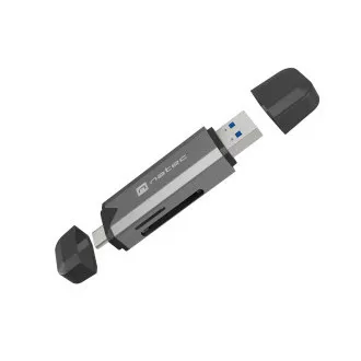 Čitač kartica Natec SCARAB 3 USB-A + USB-C 3.1 GEN 1/microSD/microSDHC/microSDXC/SD/SDHC/SDXC/T-Flash Čitač kartica Natec SCARAB 3 USB-A + USB-C 3.1 GEN 1/microSD/microSDHC/microSDXC/SD/SDHC/SDXC/T-Flash
