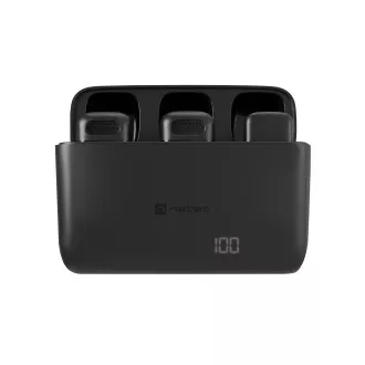 Natec HOPPER LAVALIER USB-C mobilni bežični mikrofon, 2 kom.
