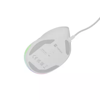 Vertikalni miš Natec CRAKE 2 PRO/Vertikalni/Optički/Za dešnjake/12.400 DPI/Žični USB-A/Bijeli