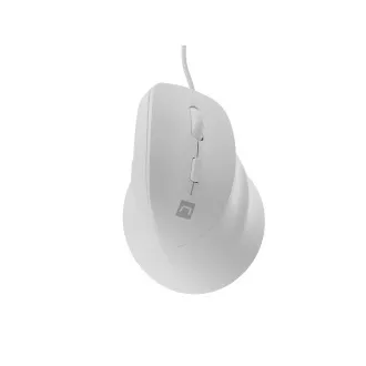 Vertikalni miš Natec CRAKE 2 PRO/Vertikalni/Optički/Za dešnjake/12.400 DPI/Žični USB-A/Bijeli