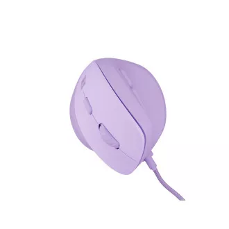 Vertikalni miš Natec CRAKE 2 PRO/Vertikalni/Optički/Za dešnjake/12.400 DPI/Žični USB-A/Ljubičasti