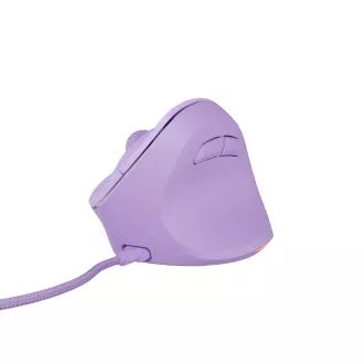 Vertikalni miš Natec CRAKE 2 PRO/Vertikalni/Optički/Za dešnjake/12.400 DPI/Žični USB-A/Ljubičasti