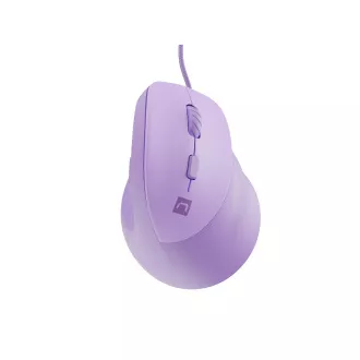 Vertikalni miš Natec CRAKE 2 PRO/Vertikalni/Optički/Za dešnjake/12.400 DPI/Žični USB-A/Ljubičasti