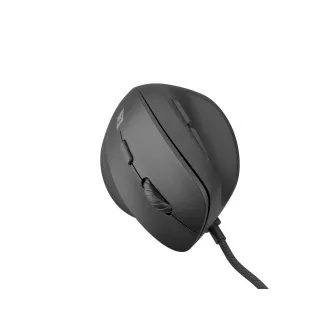 Vertikalni miš Natec CRAKE 2 PRO/Vertikalni/Optički/Za dešnjake/12.400 DPI/Žični USB-A/Crni