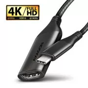 AXAGON RVC-HI2M, USB-C -> HDMI 2.0a reduktor / adapter, 4K/60Hz HDR10