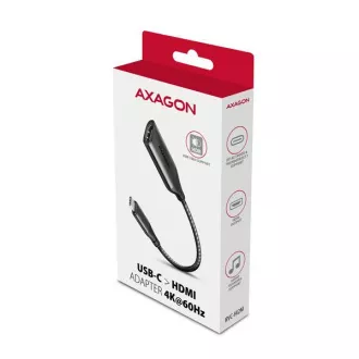 AXAGON RVC-HI2M, USB-C -> HDMI 2.0a adapter, 4K/60Hz HDR10