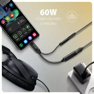 AXAGON ADA-HCPD, USB-C na 3,5 mm priključak - Hi-Res DAC audio adapter, 384kHz/32bit, stereo, PD 60W 3A AXAGON ADA-HCPD, USB-C na 3,5 mm priključak - Hi-Res DAC audio adapter, 384kHz/32bit, stereo, PD 60W 3A