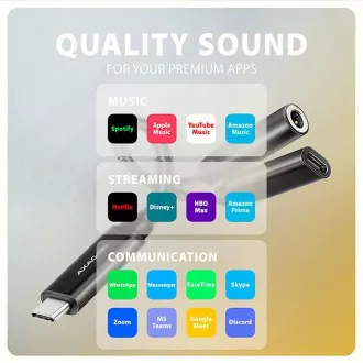AXAGON ADA-HCPD, USB-C na 3,5 mm priključak - Hi-Res DAC audio adapter, 384kHz/32bit, stereo, PD 60W 3A AXAGON ADA-HCPD, USB-C na 3,5 mm priključak - Hi-Res DAC audio adapter, 384kHz/32bit, stereo, PD 60W 3A