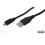 PremiumCord Micro USB 2.0 kabel, AB 3m