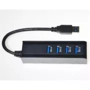 PremiumCord USB 3.0 Superspeed HUB s 4 priključka