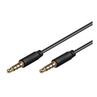 PremiumCord kabelski utikač 3,5 mm 4 pinski M/M, 2 m PremiumCord kabelski utikač 3,5 mm 4 pinski M/M, 2 m