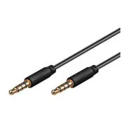 PremiumCord kabelski utikač 3,5 mm 4 pinski M/M, 2 m