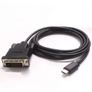 PremiumCord USB-C na DVI kabel, FullHD@60Hz, 1,8m