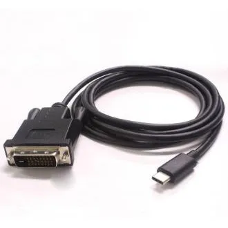 PremiumCord USB-C na DVI kabel, FullHD@60Hz, 1,8m PremiumCord USB-C na DVI kabel, FullHD@60Hz, 1,8m