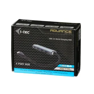 i-tec USB 3.0 metalni HUB za punjenje s 4 priključka i-tec USB 3.0 metalni HUB za punjenje s 4 priključka