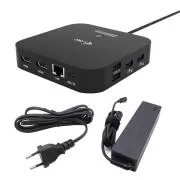 i-tec USB-C Dual HDMI priključna stanica s napajanjem 100 W + i-tec univerzalni punjač 100 W