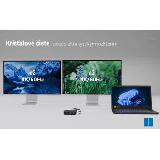 i-tec USB-C Dual HDMI priključna stanica s napajanjem 100 W + i-tec univerzalni punjač 100 W i-tec USB-C Dual HDMI priključna stanica s napajanjem 100 W + i-tec univerzalni punjač 100 W
