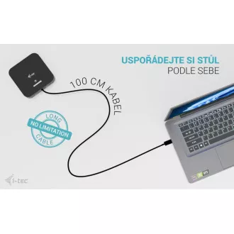 i-tec USB-C Dual HDMI priključna stanica s napajanjem 100 W + i-tec univerzalni punjač 100 W i-tec USB-C Dual HDMI priključna stanica s napajanjem 100 W + i-tec univerzalni punjač 100 W