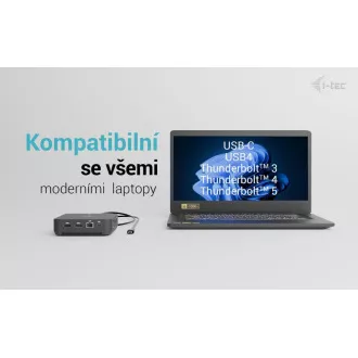 i-tec USB-C DP Dual HDMI priključna stanica, napajanje 100 W i-tec USB-C DP Dual HDMI priključna stanica, napajanje 100 W