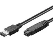 PremiumCord FireWire 800 kabel, 1.8m, 9pin-6pin