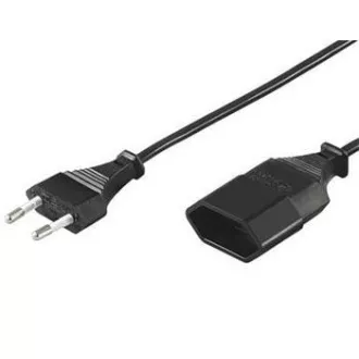 PremiumCord Mrežni kabel 230V 2m produžna vilica