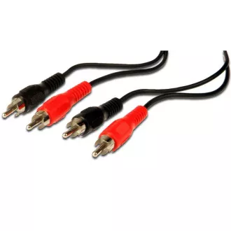 PremiumCord kabel 2x CINCH-2x CINCH M/M 3m