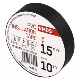 Emos Izolacijska traka PVC 15/10 crna