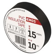 Emos Izolacijska traka PVC 15/10 crna