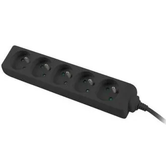 Produžni kabel 230V 3m 5 utičnica crni Produžni kabel 230V 3m 5 utičnica crni