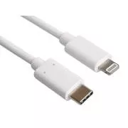 PremiumCord Lightning - USB-C™ MFi USB kabel za punjenje i prijenos podataka za Apple iPhone/iPad, 1m