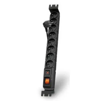 Acar S8 FA Rack 1.5m kabel, 8 utičnica, zaštita od prenapona, za rack, crni Acar S8 FA Rack 1.5m kabel, 8 utičnica, zaštita od prenapona, za rack, crni