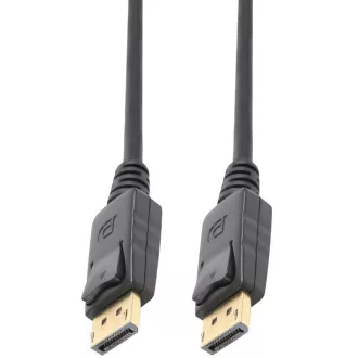 PremiumCord DisplayPort 2.0 priključni kabel M/M, pozlaćeni konektori, 1m PremiumCord DisplayPort 2.0 priključni kabel M/M, pozlaćeni konektori, 1m