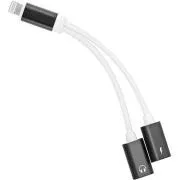 PremiumCord adapter Lightning na 3,5 mm audio priključak + Lightning punjenje