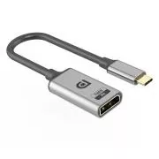 Premium kabel USB-C -> DP 8k, 20cm