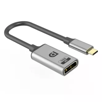 Premium kabel USB-C -> DP 8k, 20cm