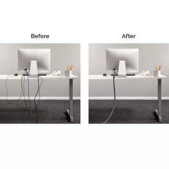 Organizator i zaštita za kablove Fellowes Cablezip, srednji