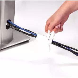 Organizator i zaštita za kablove Fellowes Cablezip bijela