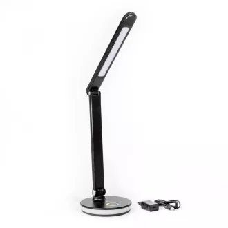 Platinet PDL400RGBB LED stolna lampa 12W, prigušljiva, upravljanje dodirom, USB priključak, crna