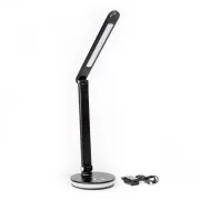 Platinet PDL400RGBB LED stolna lampa 12W, prigušljiva, upravljanje dodirom, USB priključak, crna